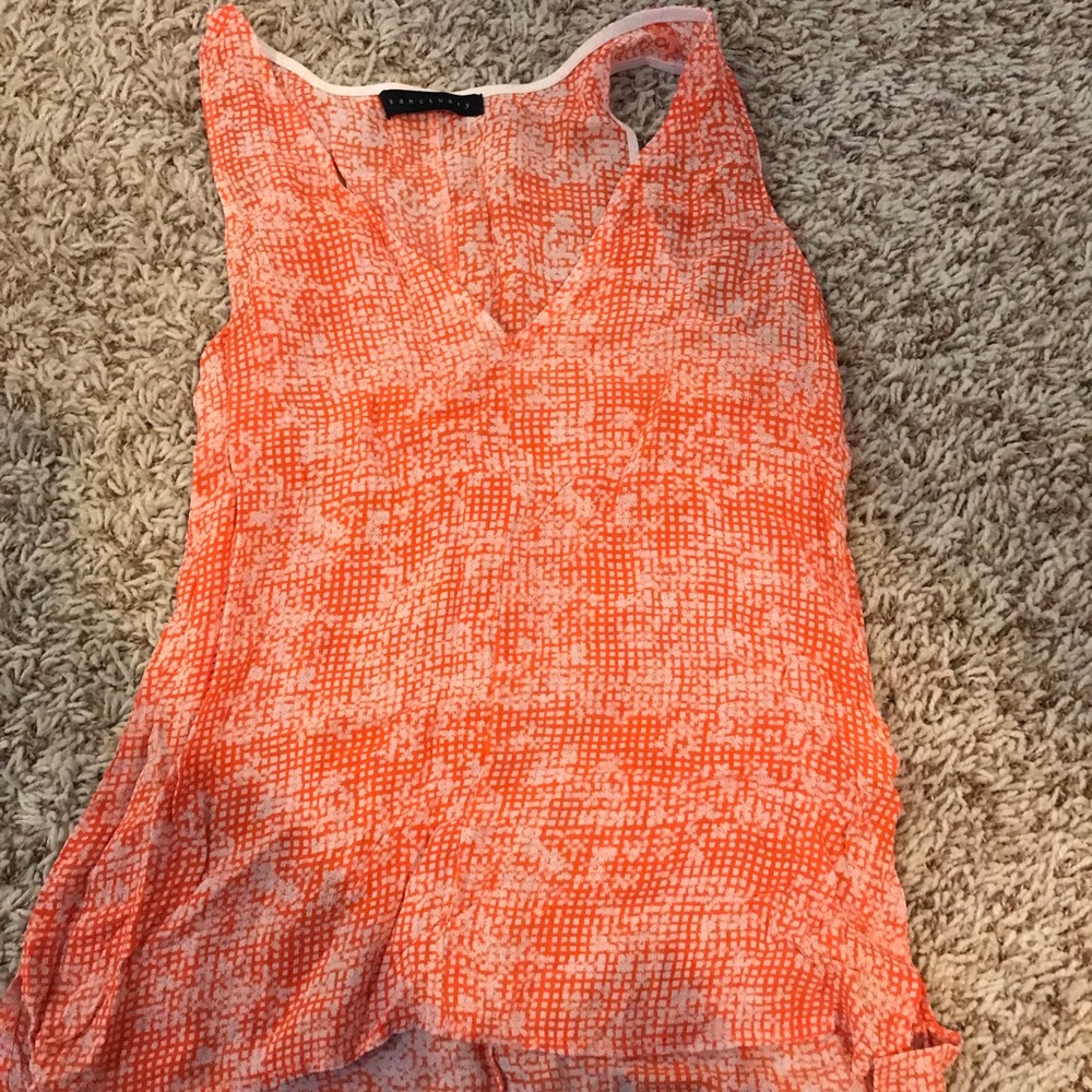 CUTE ORANGE SUMMER TOP